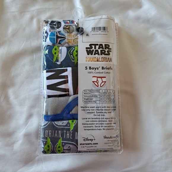 Star Wars 5 pack of boys size 6 briefs - Picture 3 of 3